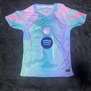 Nike Kids Gradient Pastel Soccer Jersey - Pink, Blue, Mint
